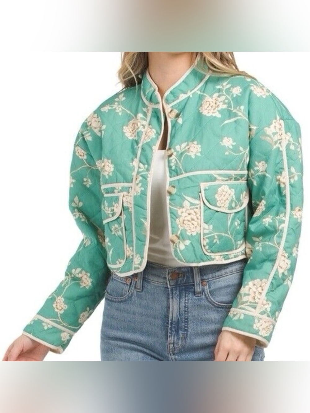 7 for All Mankind cropped jacket